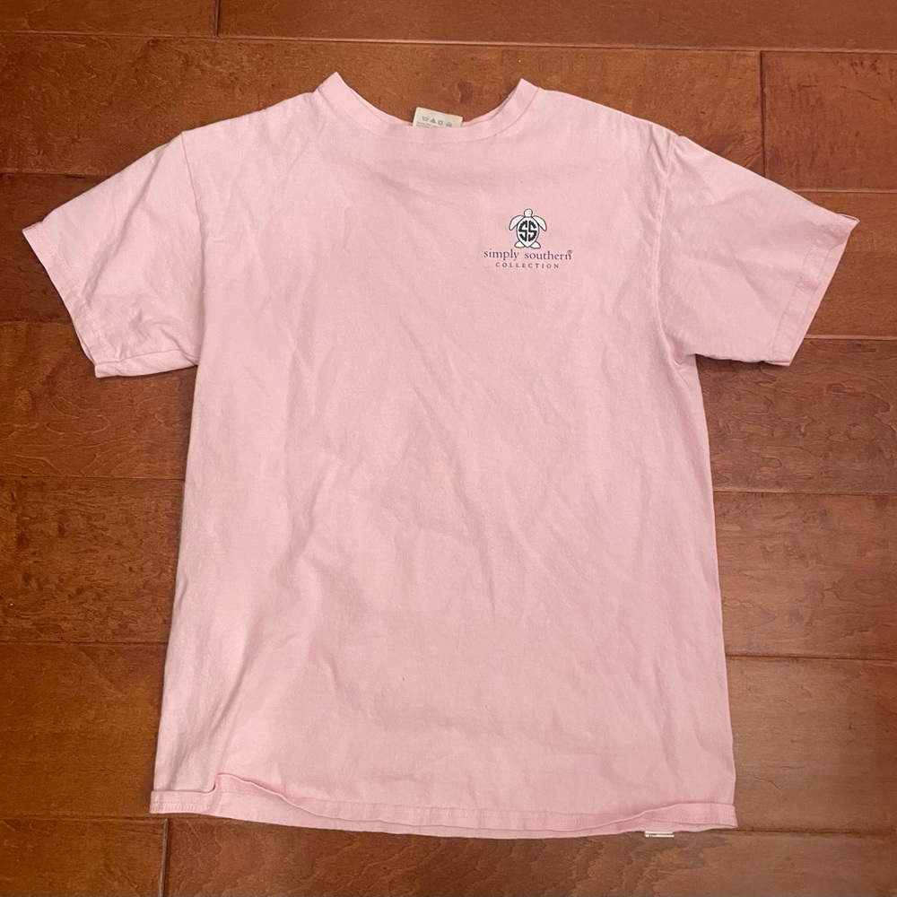 Simply Southern Kids Pink Tee